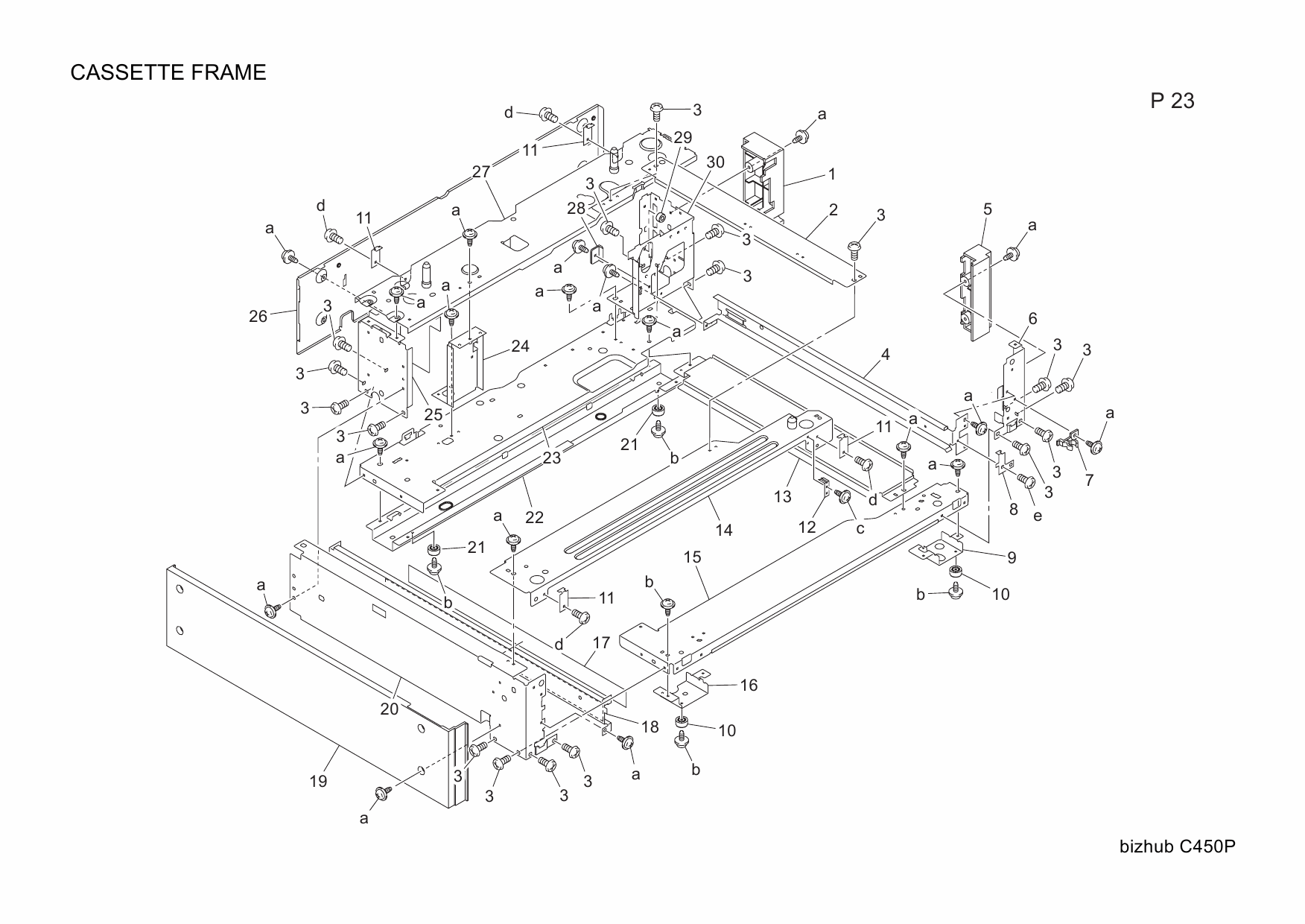 Konica-Minolta bizhub C450P 4037001 Parts Manual-5